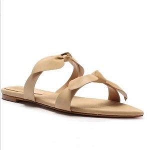 Schutz Elora flat bow sandals
